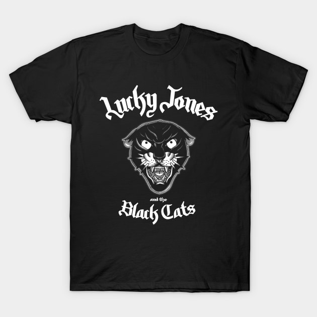 Lucky Jones CatHead T-Shirt by ShredBeard